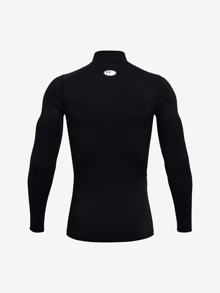 Pánské tričko Under Armour  Comp Mock-BLK XXL - main (3)