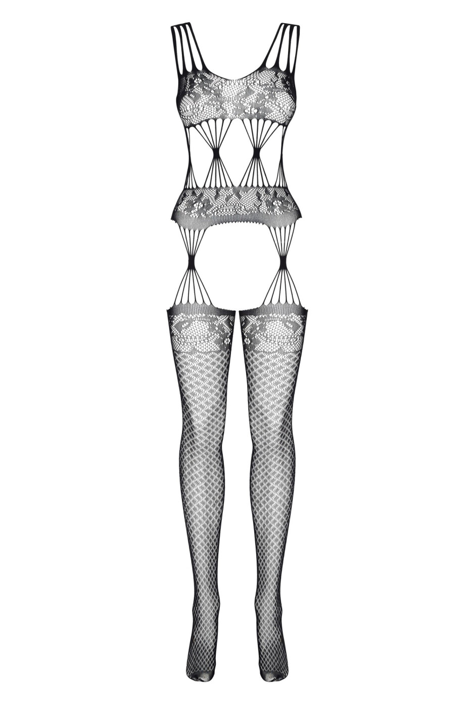Bodystocking Maribel - BEAUTY NIGHT FASHION černá S/L - main (6)