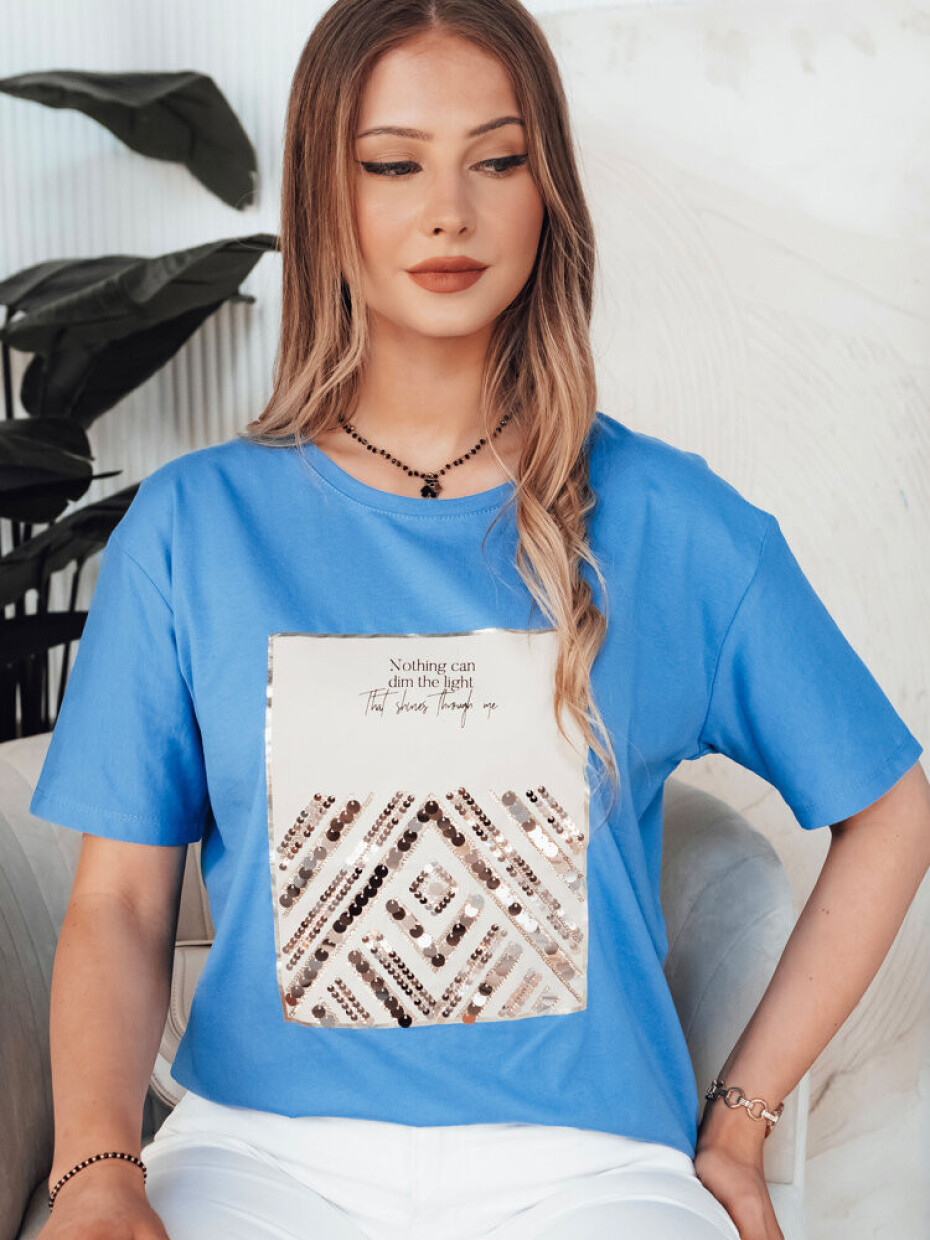 CENTIA dámské tričko modré Dstreet RY2613 L / XL - main (0)