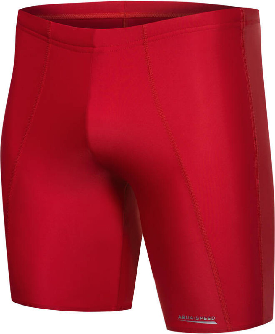 AQUA SPEED Plavky Dlouhé červené vzor 06 S - main (0)