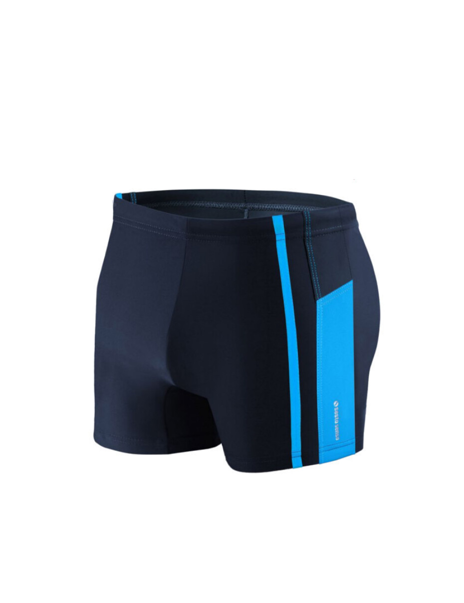 Pánské plavky boxerky 364 3XL-4XL  - Sesto Senso  šedo-oranžová 4XL - main (1)
