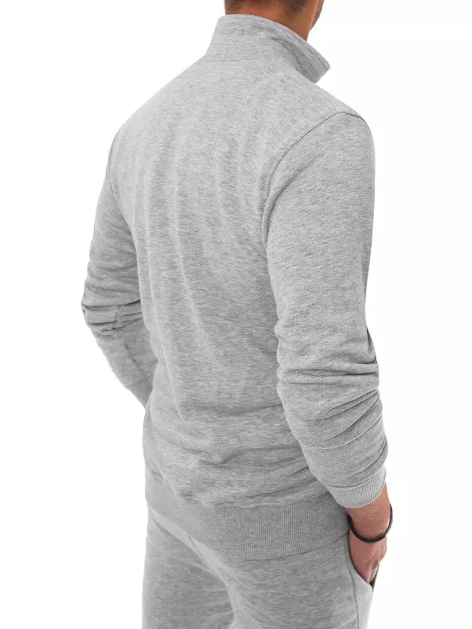 Šedá pánská mikina na zip Dstreet BX5036 XL - main (3)