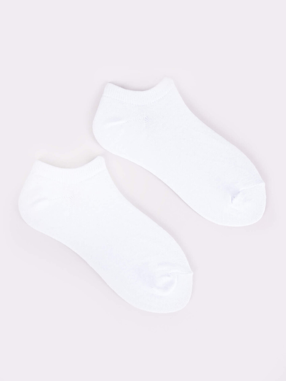 Yoclub 6Pack Základní kotníkové bílé ponožky SKS-0064U-0100-002 White 35-38 - main (1)