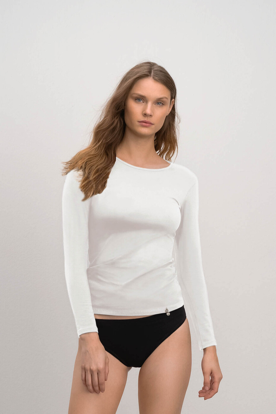 Vamp - Dámské triko s dlouhým rukávem 21921 - Vamp white M - main (4)