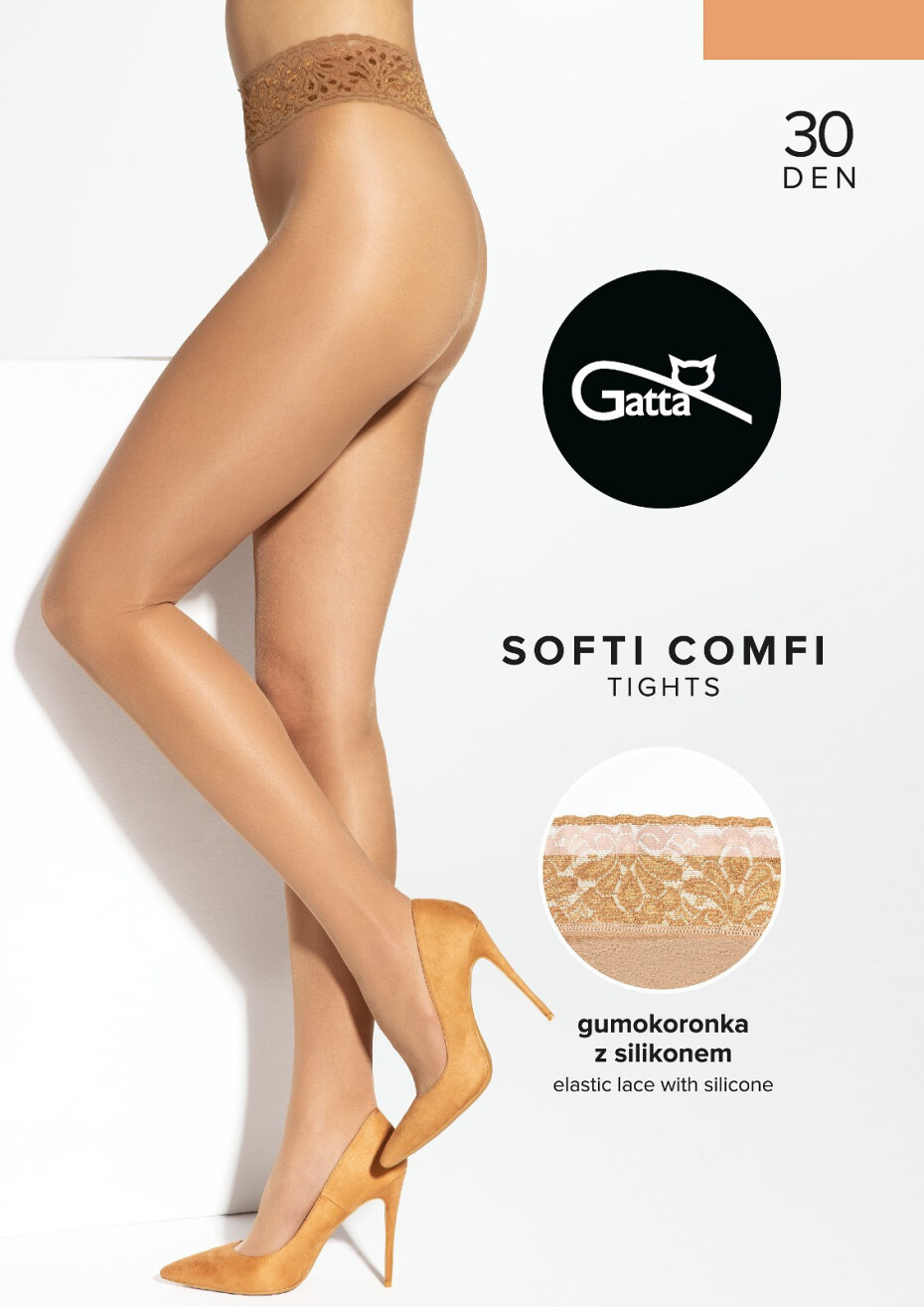 Punčocháče Gatta Softi-Comfi 02 30 den 2-4 nero 2-S - main (1)