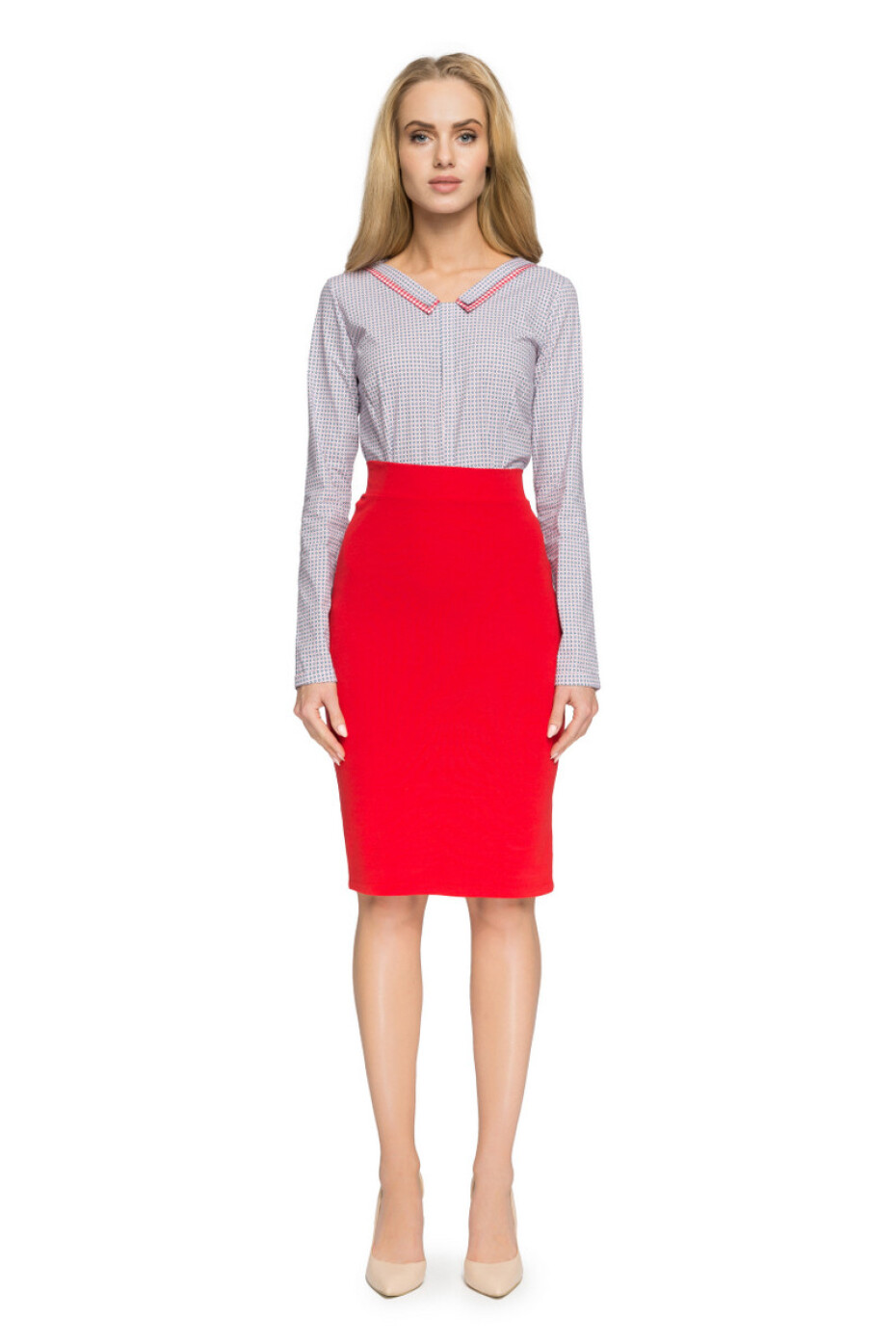 Stylove Sukně S009 Červená S - main (0)