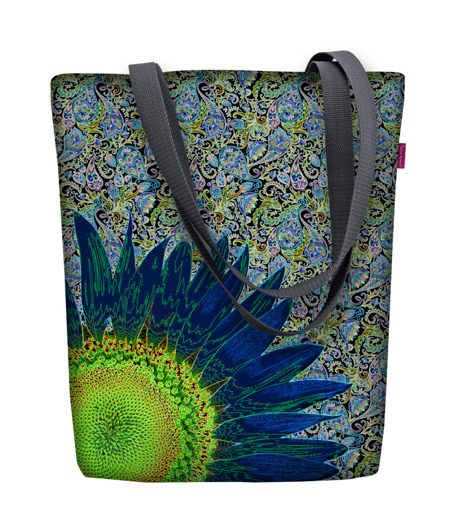 Bertoni Plátěná taška Sunny Blue Flower Multicolour 29 cm x 40 cm x 36 cm x 8 cm - main (2)