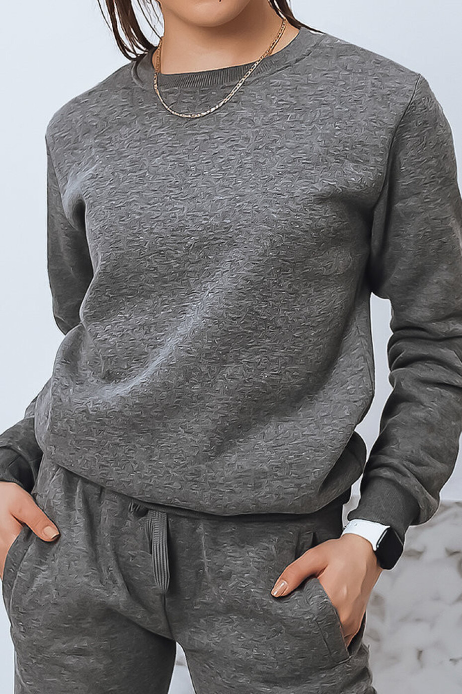 ODESSA dámská mikina tmavě šedá Dstreet BY0666z XL / XXL - main (2)