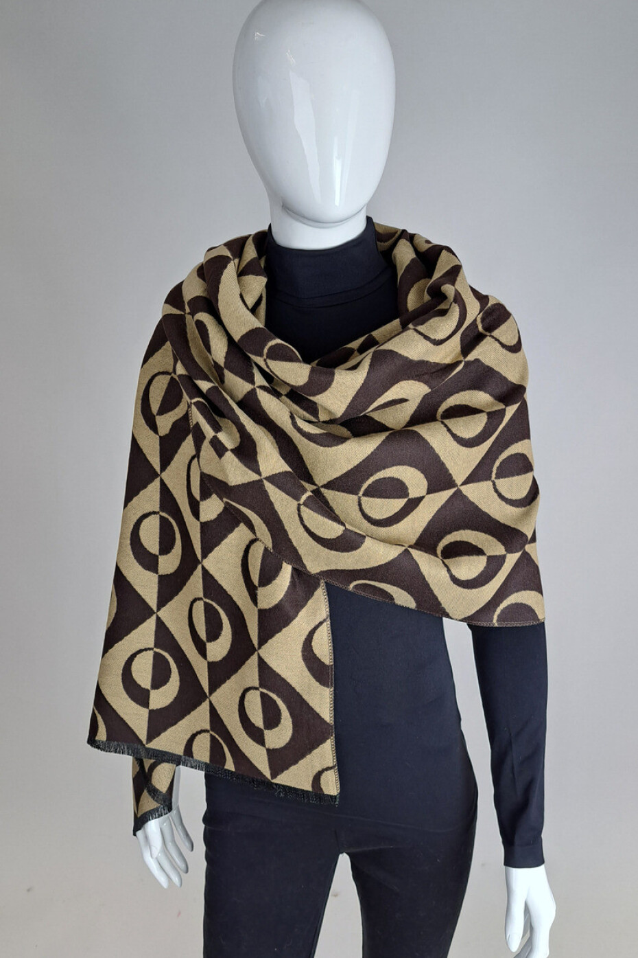 SCARF BR-658 MULTIKOLOR 186X63 - main (0)