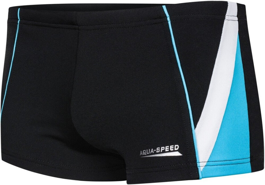 AQUA SPEED Plavecké šortky Diego Black/Blue/White Pattern 01 158 - main (0)