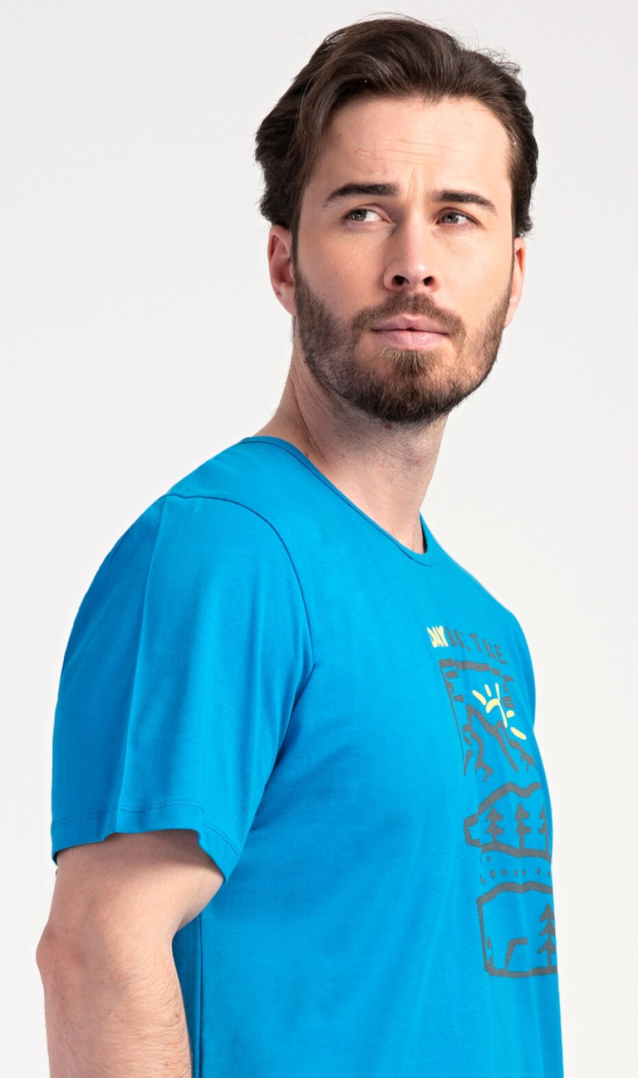 Pánské pyžamo šortky Outdoor zelená M - main (3)