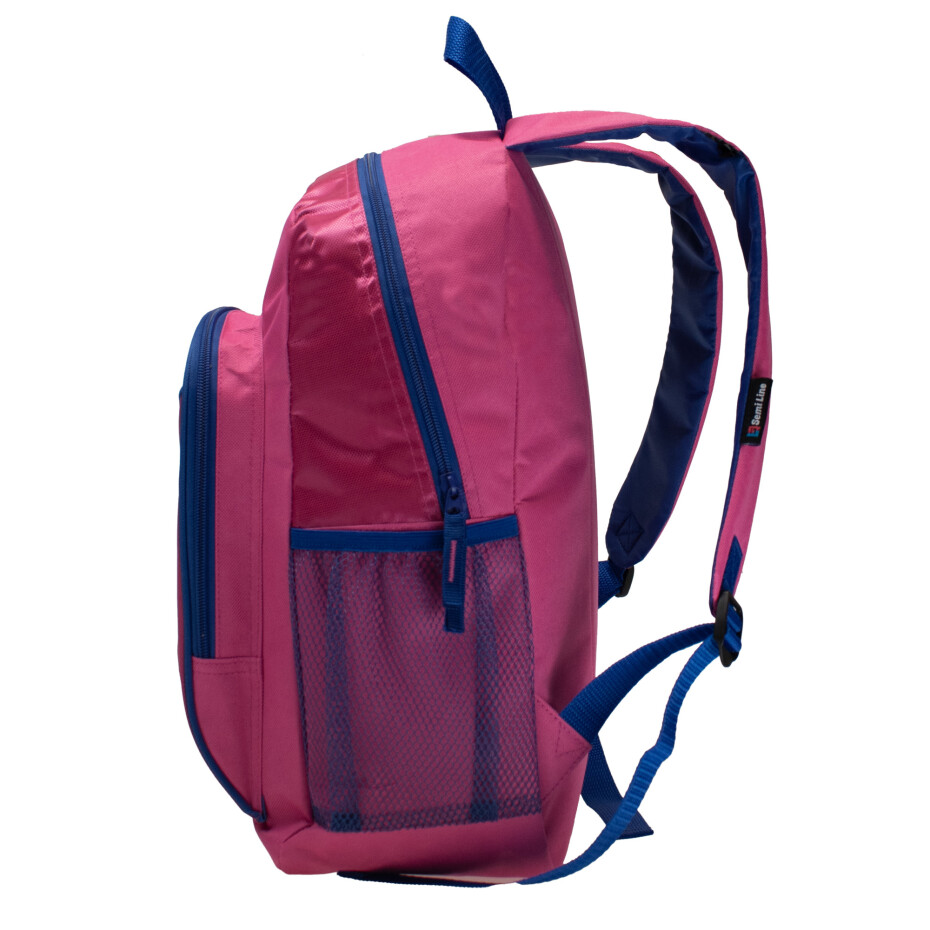 Batoh Semiline J4916-3 Pink/Navy Blue 43 cm x 31 cm x 15 cm - main (2)