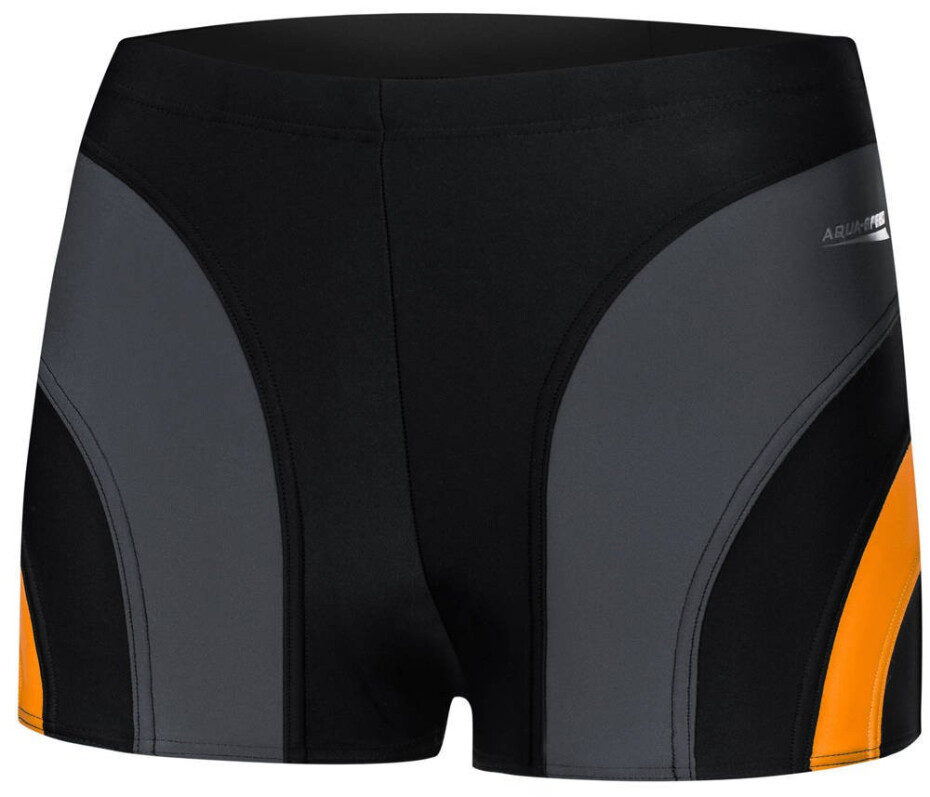 AQUA SPEED Plavecké šortky Sasha Black/Grey/Orange Pattern 310 L - main (0)
