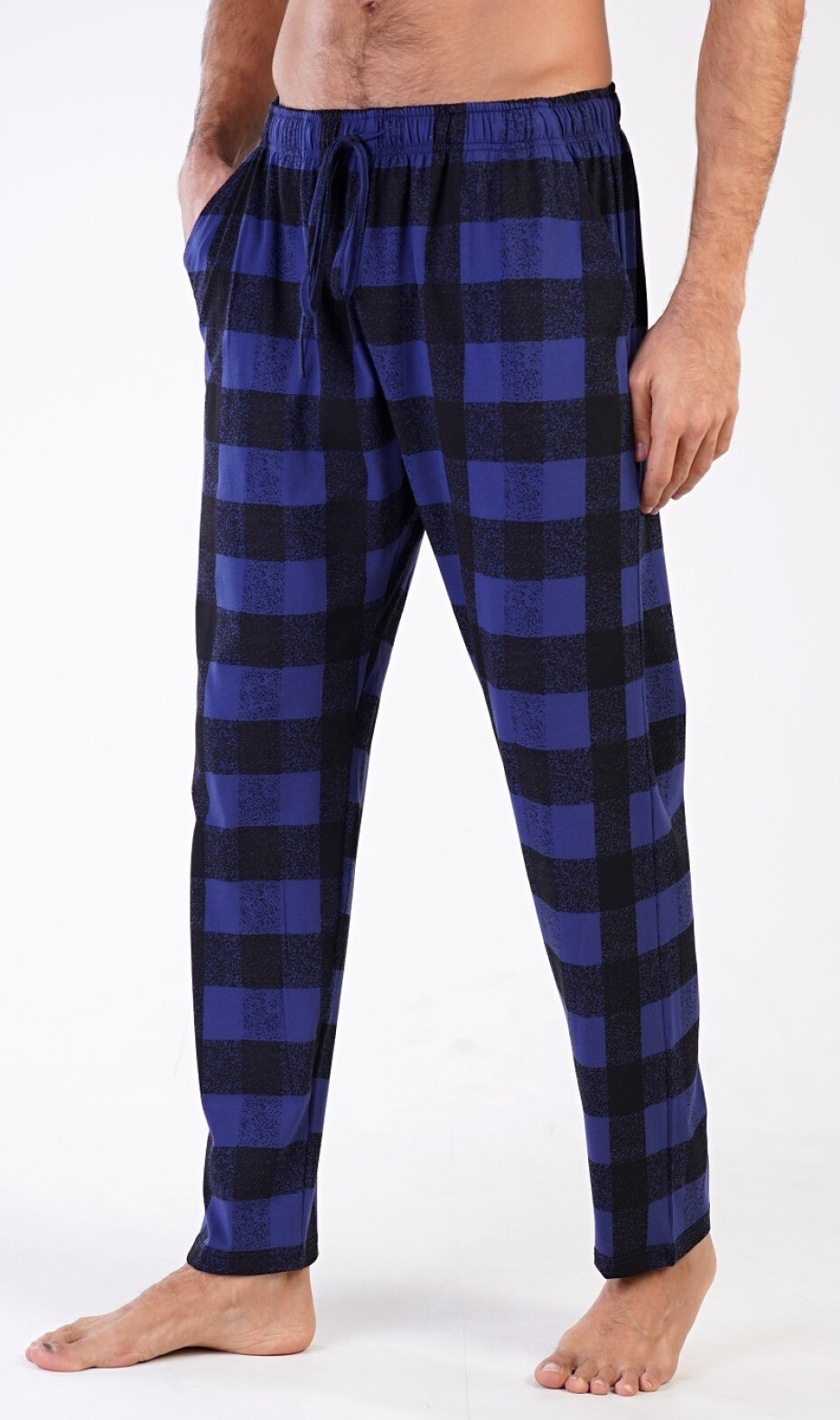 Pánské pyžamové kalhoty Johnny modrá 1XL - main (1)