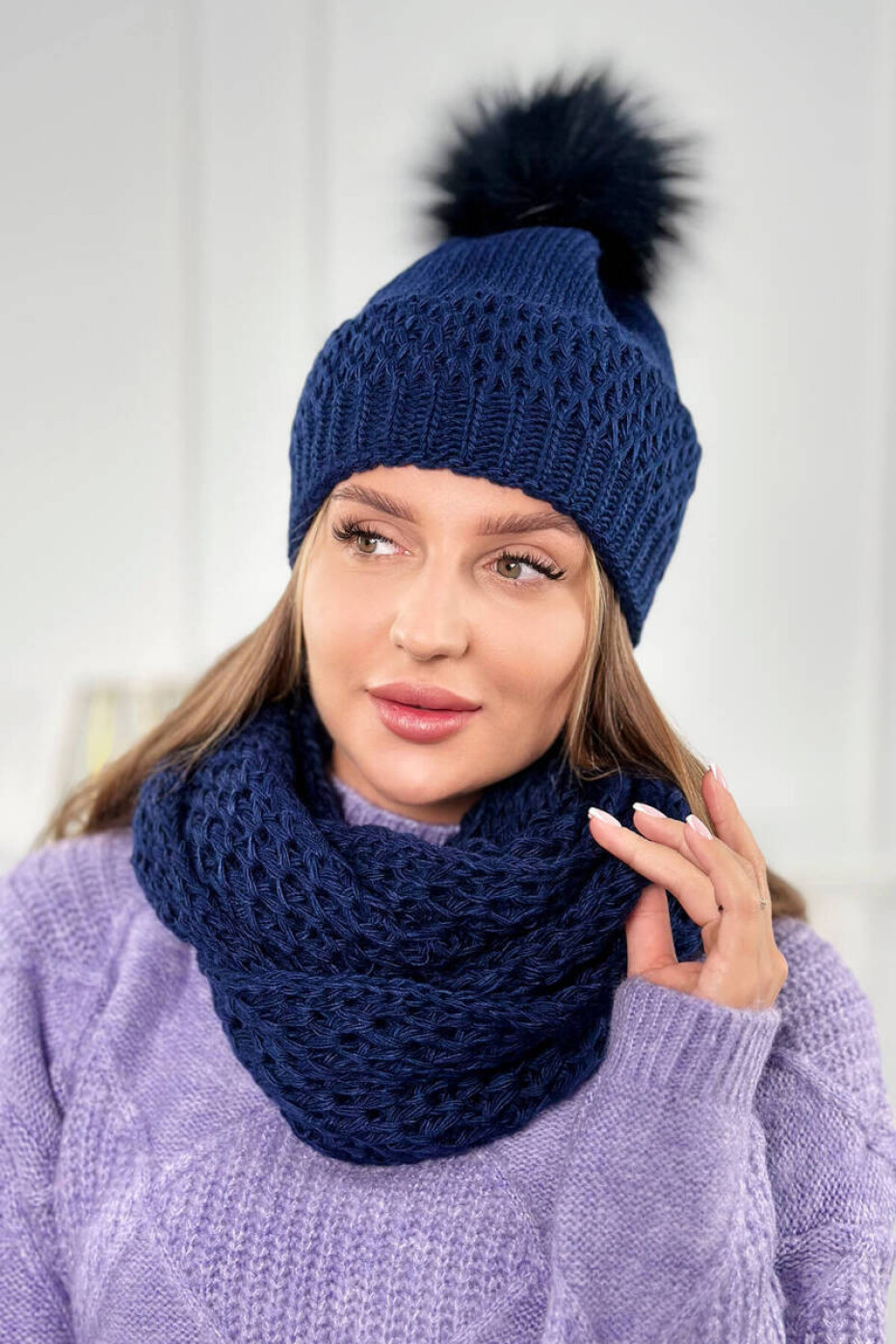 Dámský komplet navy Velikost: UNI - main (3)