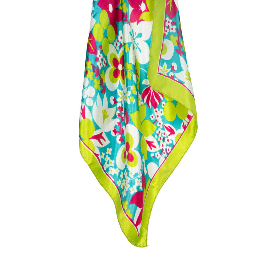 Šála Art Of Polo sz20971-1 Lime/Raspberry OS - main (2)