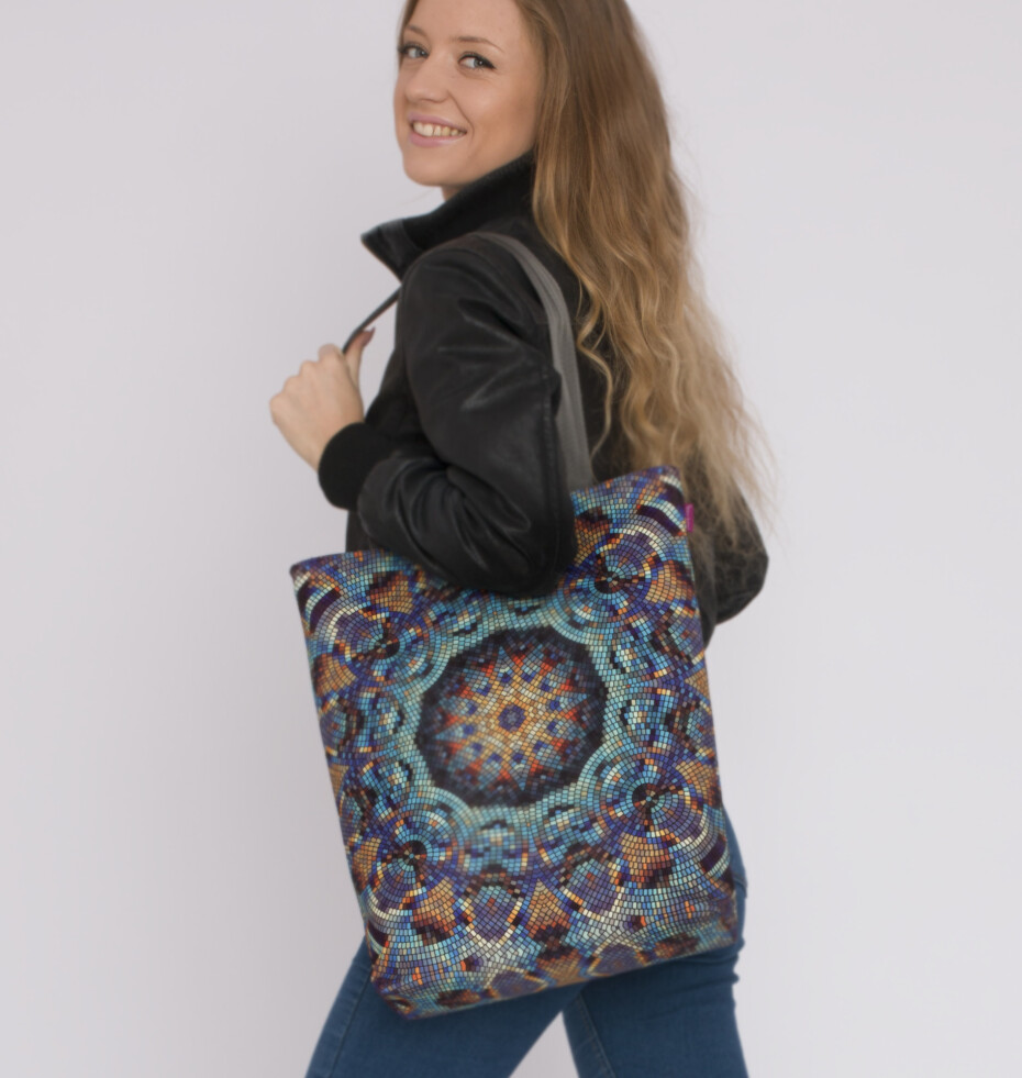 Bertoni Plátěná taška Sunny Barcelona Multicolor 29 cm x 40 cm x 36 cm x 8 cm - main (7)