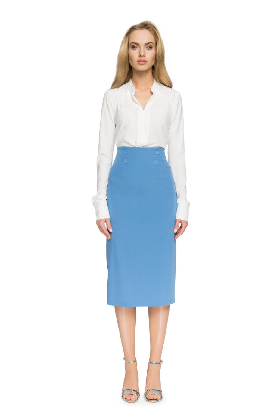 Stylove Sukně S065 Modrá S - main (1)