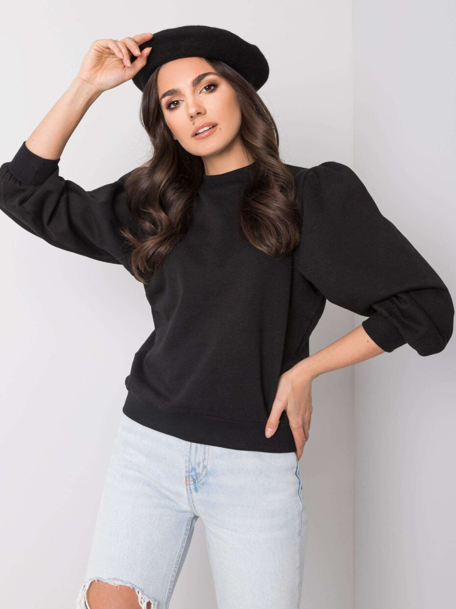 Černá bavlněná mikina YOU NEKNOW ME Velikost: XL - main (3)