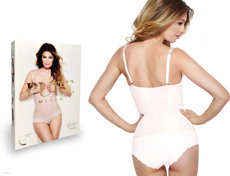 Dámské stahovací body Pure glam - Mitex černá 3XL - main (0)