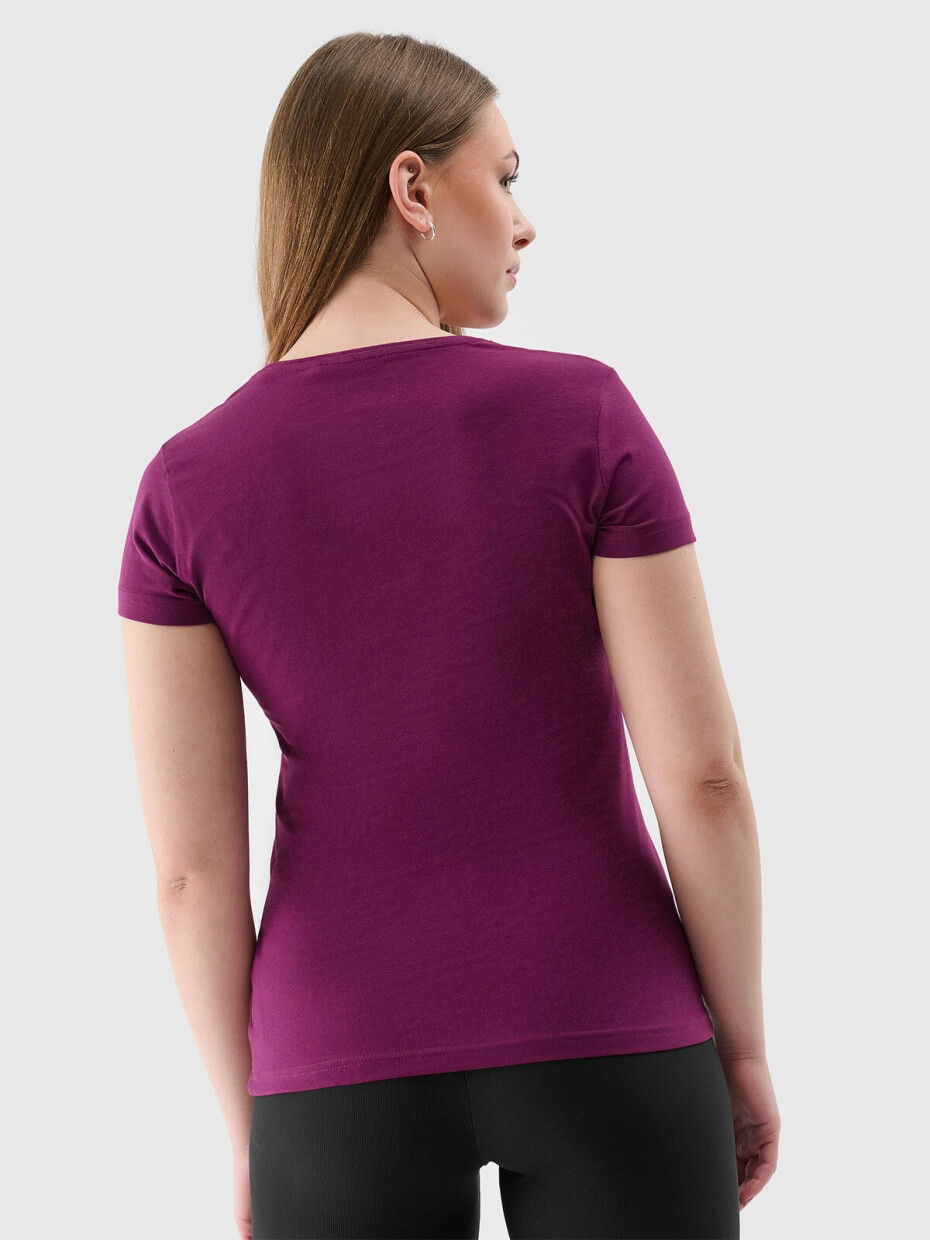 Dámské triko slim 4F - fialové Velikost: M - main (3)
