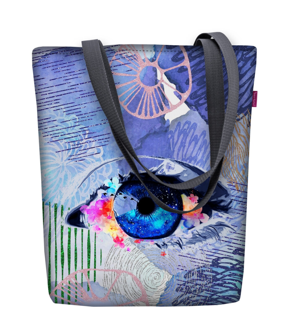 Bertoni Plátěná taška Sunny Eye Blue 29 cm x 40 cm x 36 cm x 8 cm - main (2)