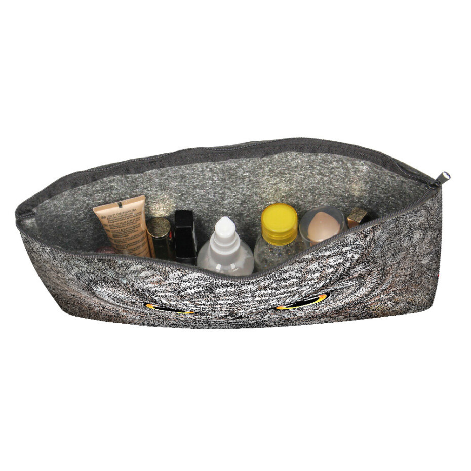 Bertoni Velká kapesní kosmetická taška Eleonora Brown 31 cm x 20 cm x 1 cm - main (0)