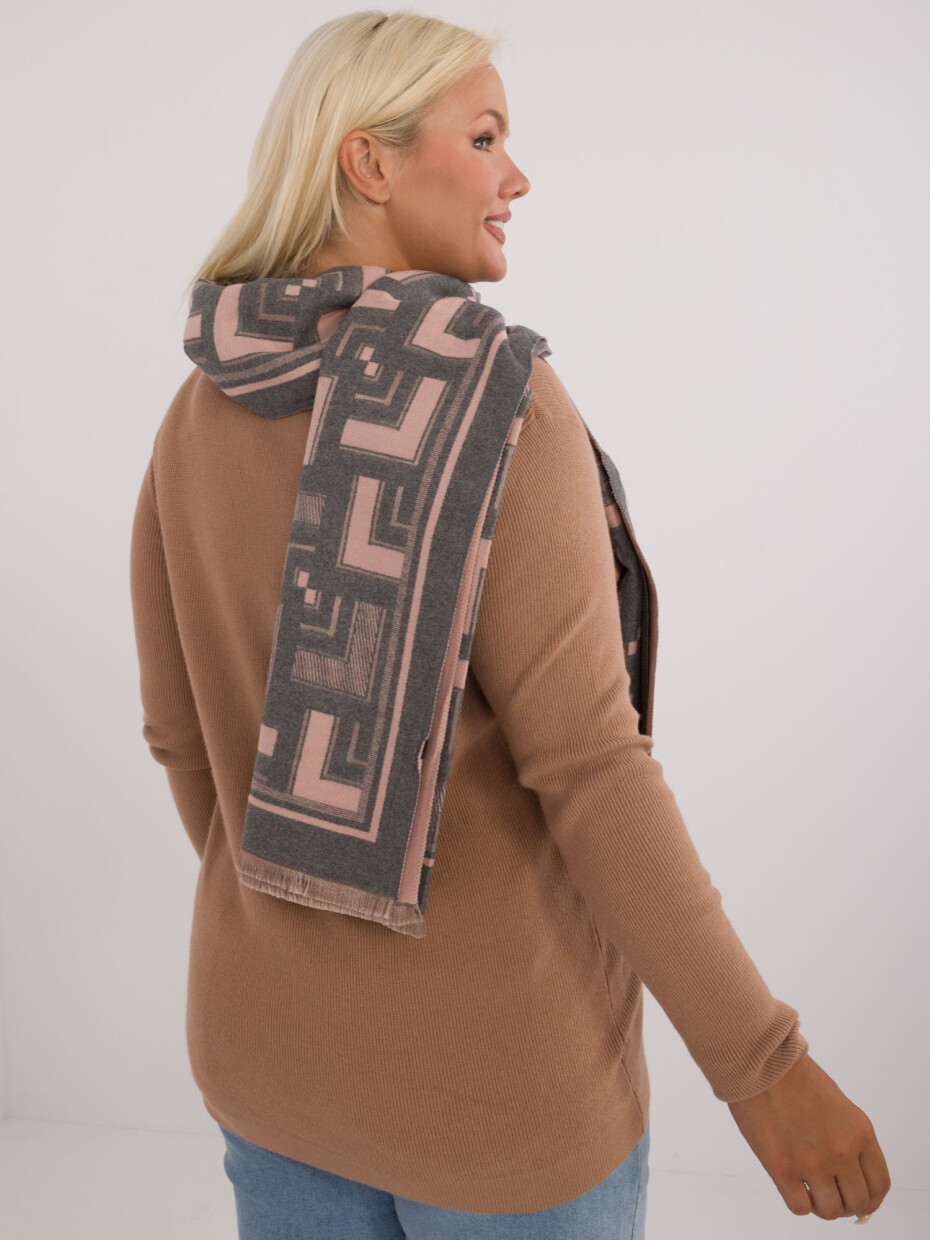Šála AT SZ 23158.32 šedorůžová jedna velikost - main (1)