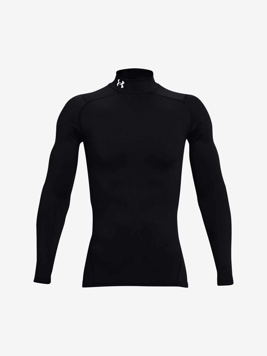 Pánské tričko Under Armour  Comp Mock-BLK XXL - main (4)
