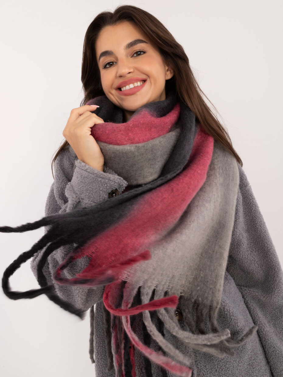 Šála AT SZ 2320.50 šedá černá jedna velikost - main (4)