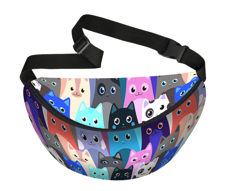 Bertoni Velká brašna do pasu Meow Multicolour 44 cm x 25 cm x 11,5 cm - main (4)