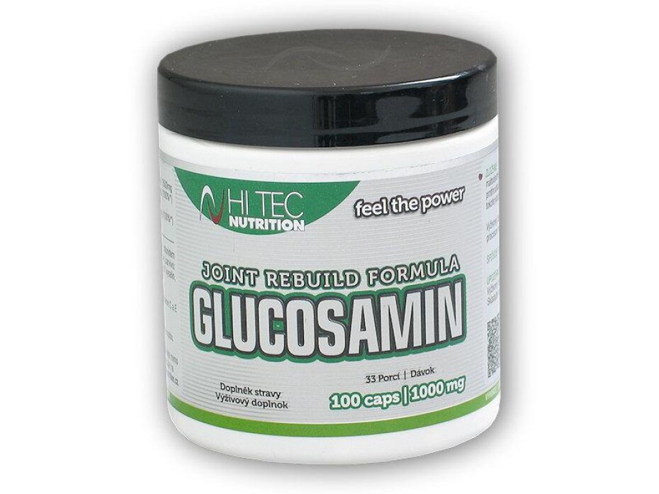 Hi Tec Nutrition Glucosamin 100 kapslí 1000mg - main (0)