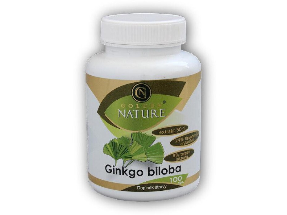 Golden Natur Ginkgo biloba extrakt 50:1 60mg 100 kapslí - main (0)
