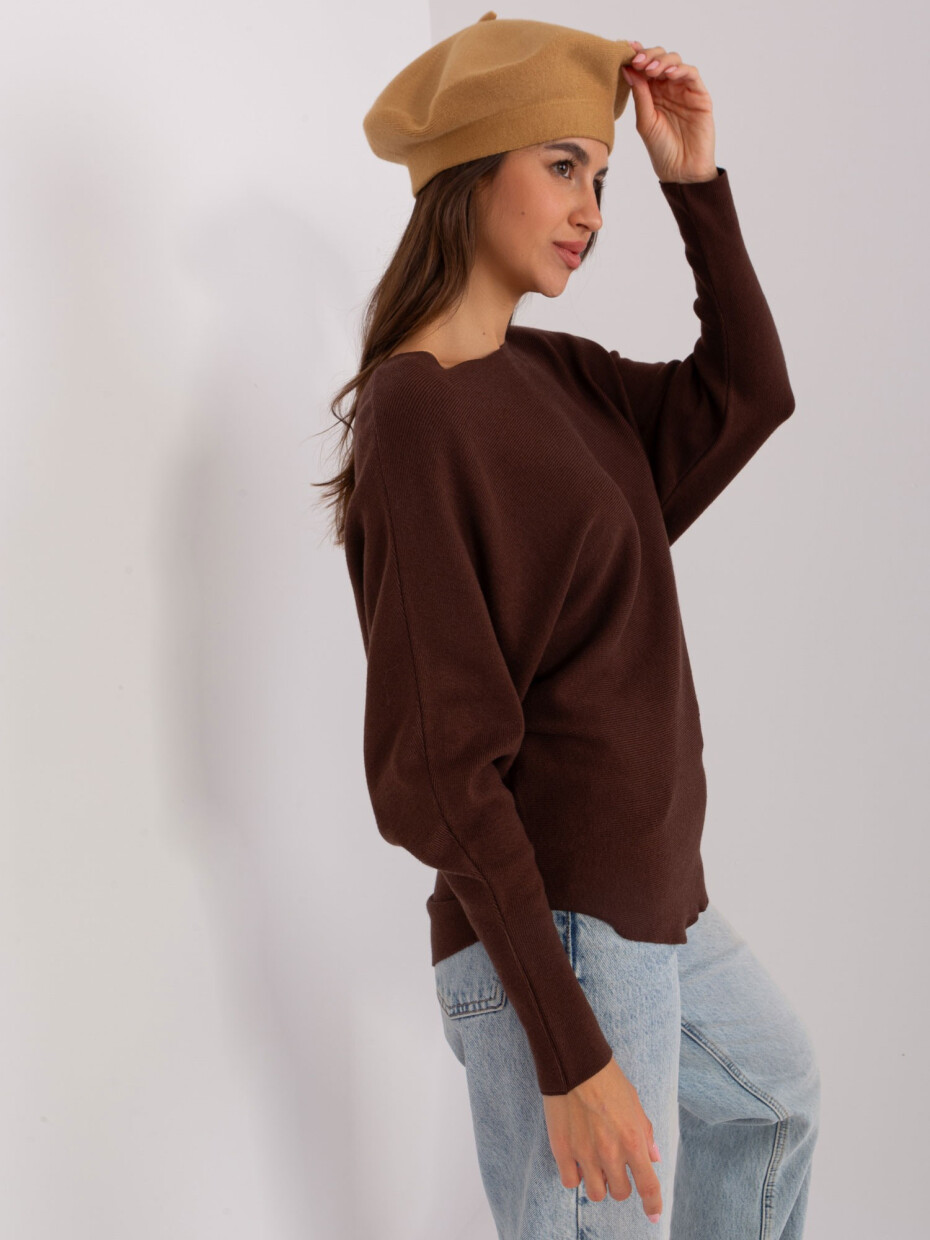 Zimní dámská baretová čepice Camel JEDNA VELIKOST - main (4)