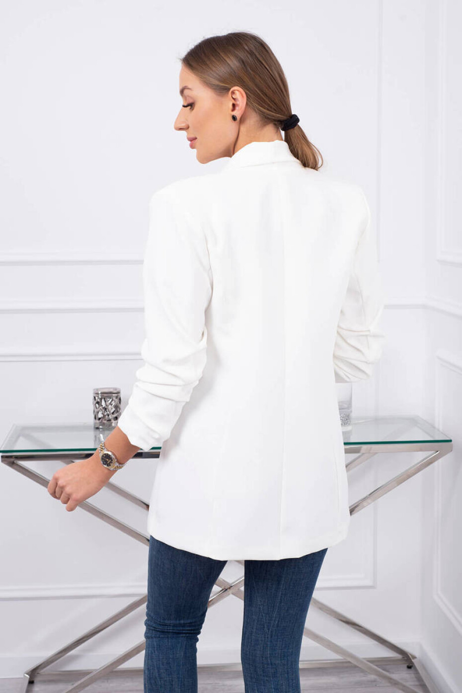 Elegantní sako 23827 s klopami - Kesi UNI - main (3)