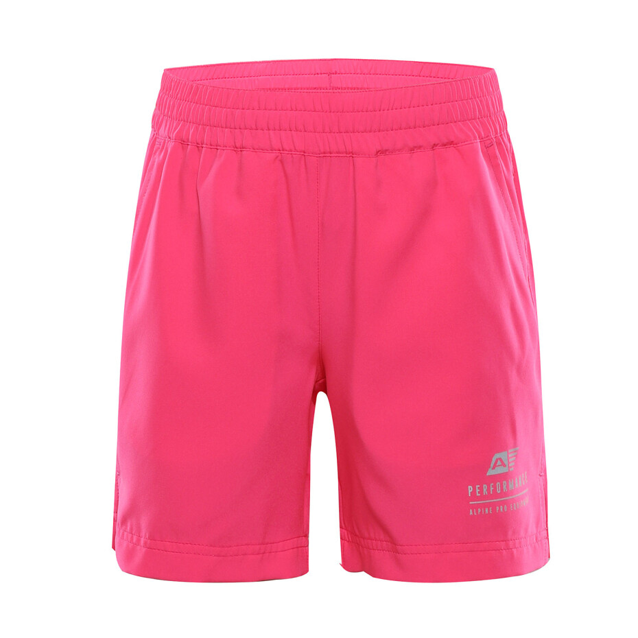 Dětské rychleschnoucí kraťasy ALPINE PRO SPORTO neon knockout pink 164-170 - main (0)