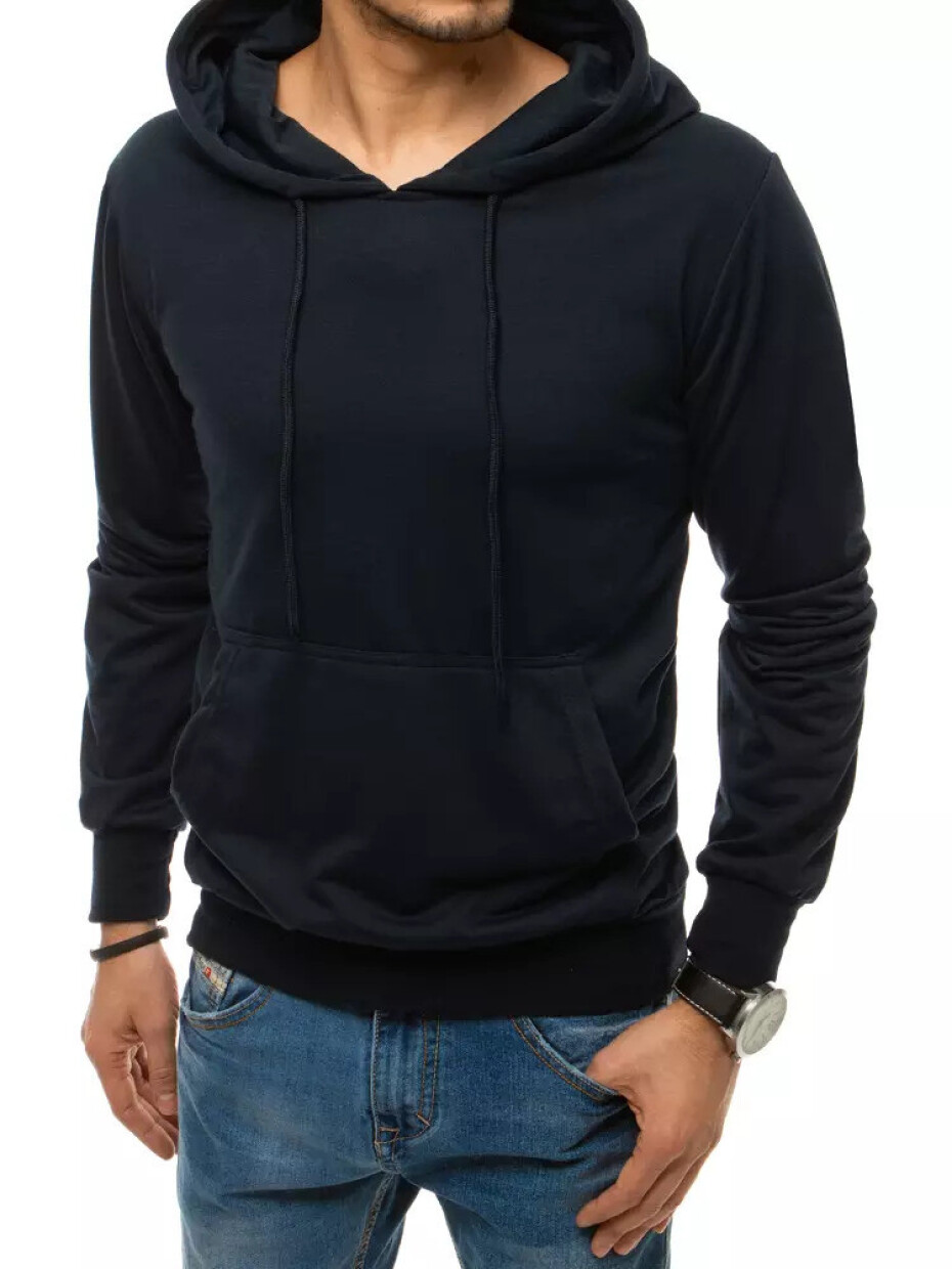 Tmavě modrá pánská mikina s kapucí BX4970 XXL - main (2)