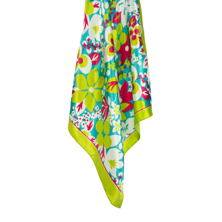 Šála Art Of Polo sz20971-1 Lime/Raspberry OS - main (1)
