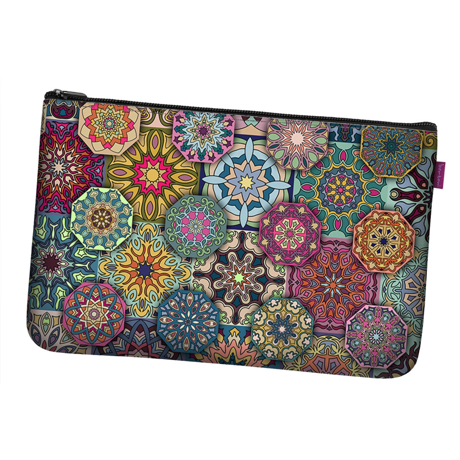 Bertoni Velká kapesní kosmetická taška Valencia Multicolour 31 cm x 20 cm x 1 cm - main (4)