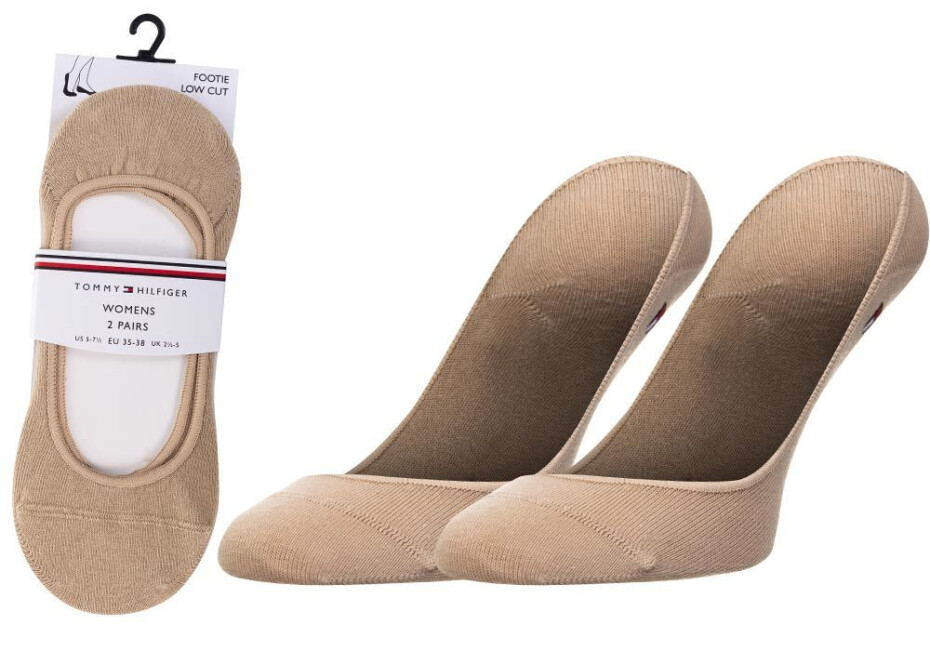 Ponožky Tommy Hilfiger 2Pack 343025001 Beige 39-42 - main (1)
