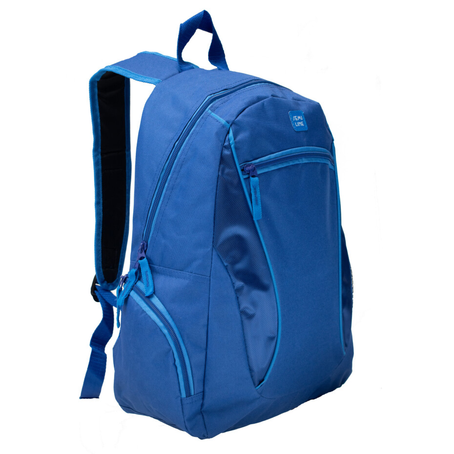 Batoh Semiline J4917-2 Navy Blue/Blue 43 cm x 28 cm x 15 cm - main (2)