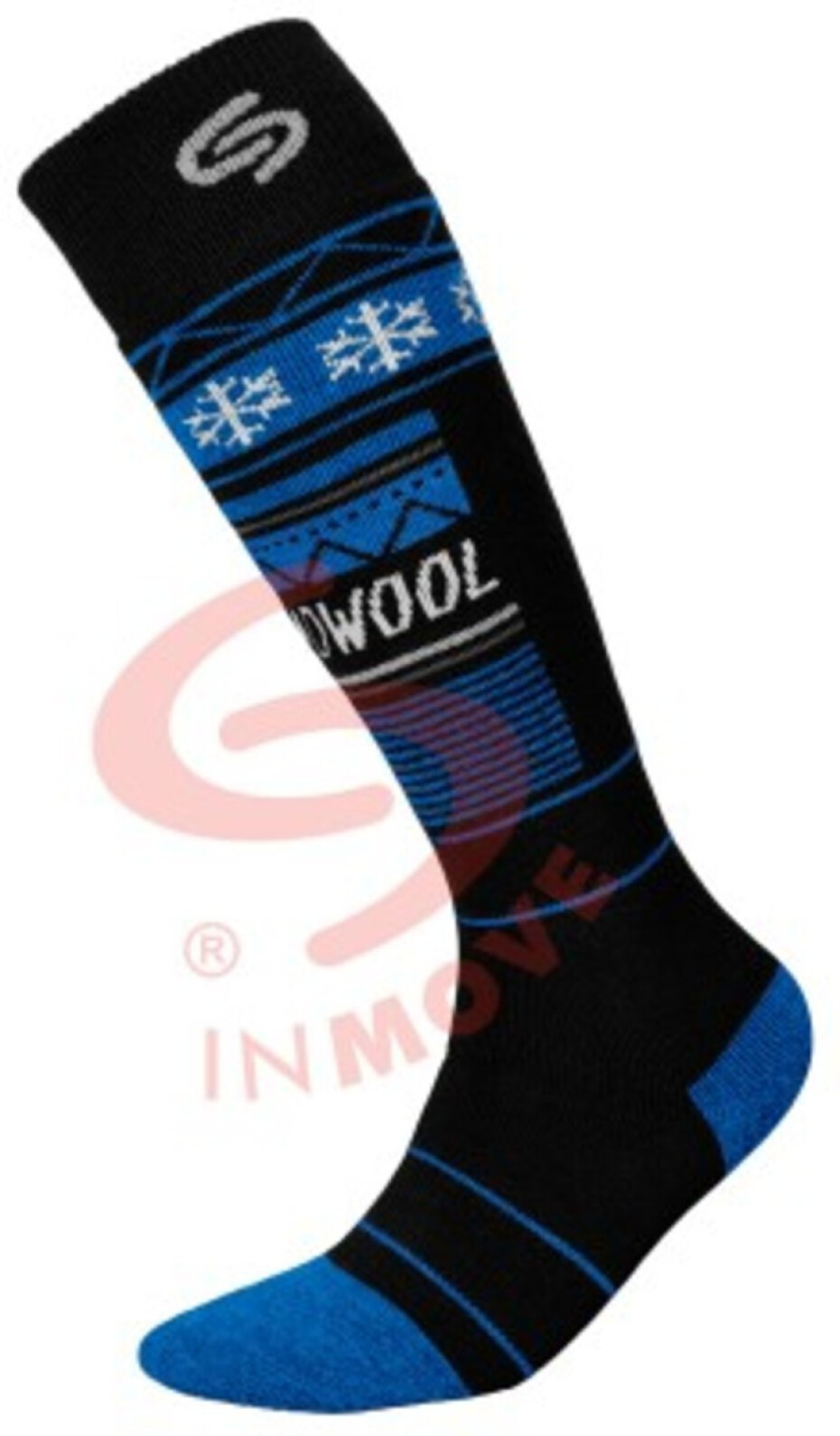Lyžařské podkolenky SKI D.THERMOWOOL POPELOVĚ ZELENÁ 38-40 - main (1)