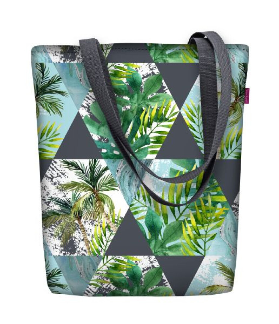 Bertoni Plátěná taška Sunny Florida Green 29 cm x 40 cm x 36 cm x 8 cm - main (1)