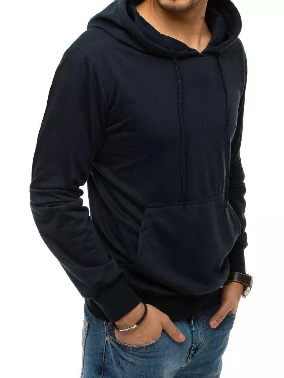 Tmavě modrá pánská mikina s kapucí BX4970 XXL - main (3)