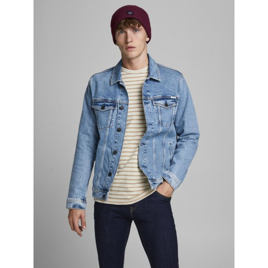 Jack & Jones Jacdna Beanie Noos M 12092815 pánské vínové Univerzální - main (5)