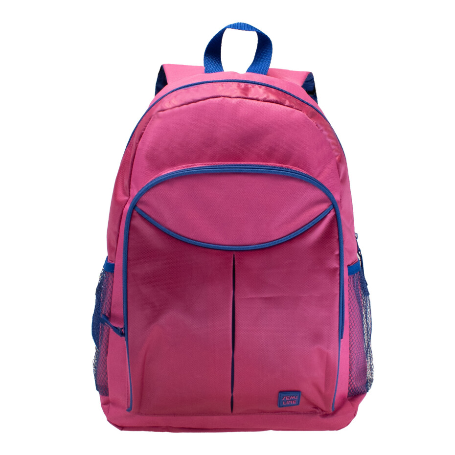 Batoh Semiline J4916-3 Pink/Navy Blue 43 cm x 31 cm x 15 cm - main (3)