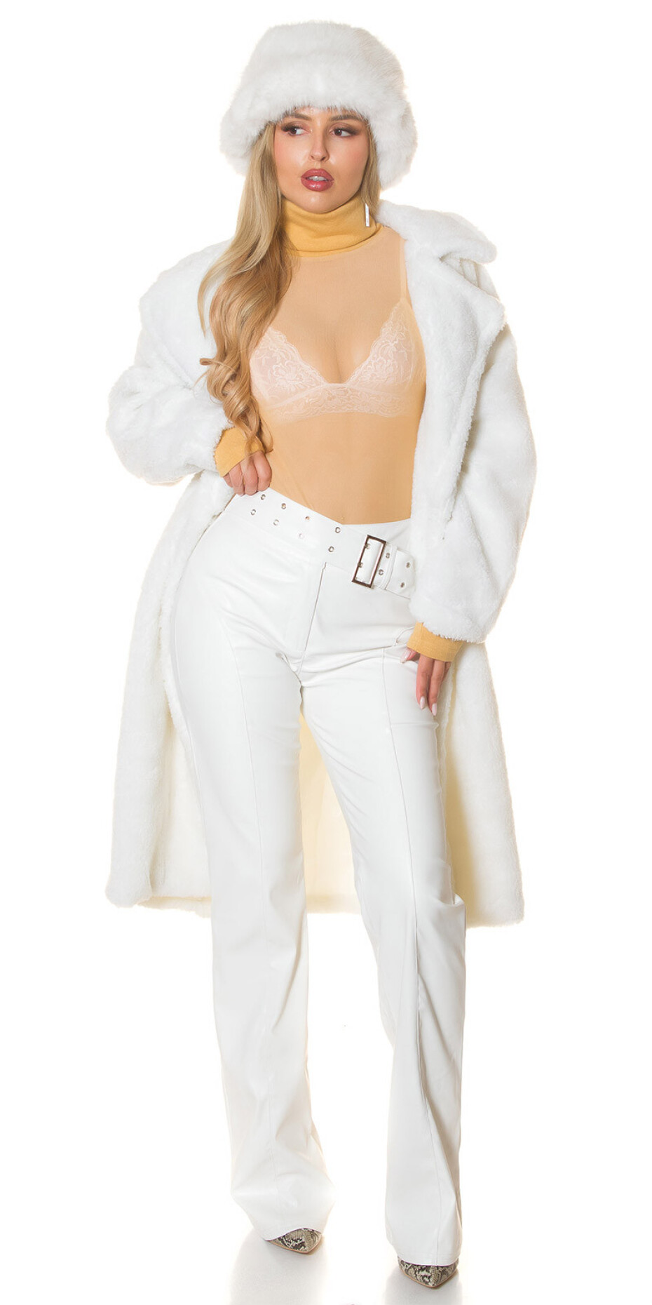 Sexy rolák KouCla ze síťoviny Kim K. Podívejte se na pink Einheitsgroesse - main (1)