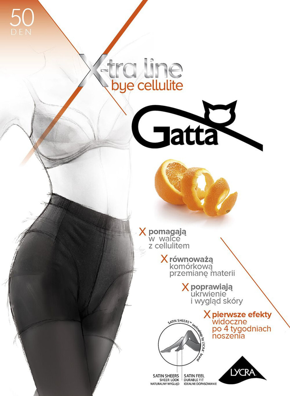 Punčocháče Gatta Bye Cellulite 50 den 5-XL nero/černá 5-XL - main (3)