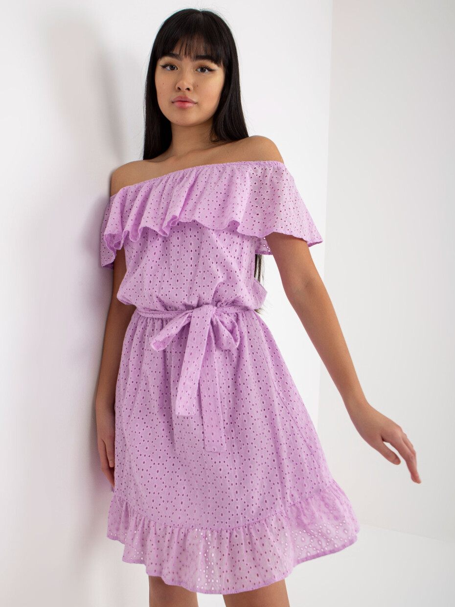 Dámské šaty LK SK 508610 .23 světle fialová - FPrice 36 - main (9)