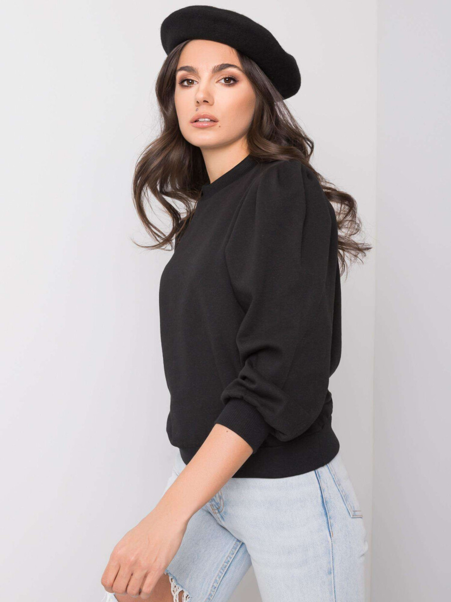 Černá bavlněná mikina YOU NEKNOW ME Velikost: XL - main (1)